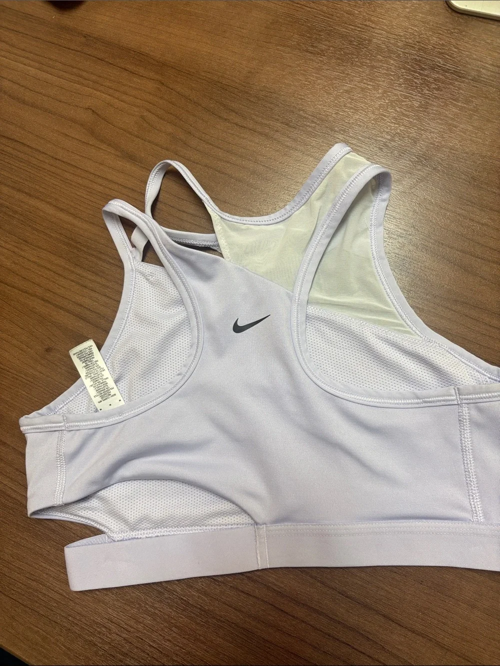 Nike Light Lavender Sports Crop Top